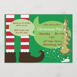 Kerstfeest Elf Kaart