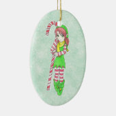 Kerstfeest Elf Ornament (Rechts)