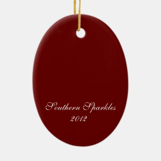 Kerstfeest Elf Ornament (Achterkant)