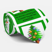 Kerstfeest- en kerstlachen stropdas (Opgerold)