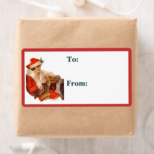 kerstfeest etiket (Insitu)