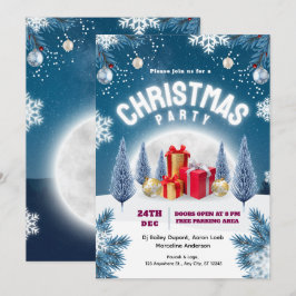 Kerstfeest Evenement Flyer Kaart