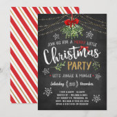 Kerstfeest Evenement Vrienden Uitnodiging (Voorkant / Achterkant)