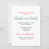 Kerstfeest Evergreen Dennentakken Feestdagenkaart (Achterkant)