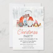 Kerstfeest Familie Kabouters met Jongen en Hond I Kaart (Voorkant)