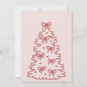 Kerstfeest Favoriete Dingen Feest Handgetekend Kaart (Achterkant)