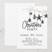 Kerstfeest, feestdag, kerstviering kaart (Voorkant / Achterkant)