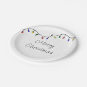 kerstfeest feestdag papieren bordje (Gekanteld)