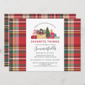 kerstfeest Feestdagen Favoriete Dingen Kaart (Voorkant / Achterkant)