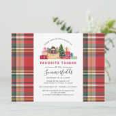 kerstfeest Feestdagen Favoriete Dingen Kaart (Staand voorkant)