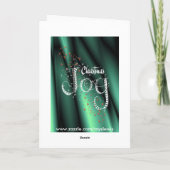 kerstfeest feestdagen kaart (Achterkant)