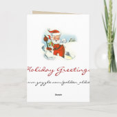  kerstfeest feestdagen kaart (Achterkant)