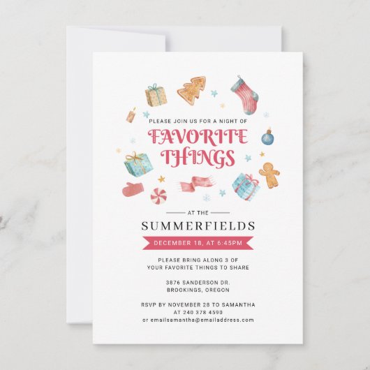 Kerstfeest Feestdagen Kaart (Voorkant)