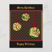 Kerstfeest Feestdagen Vredesliefhebber nieuw jaar (Voorkant)