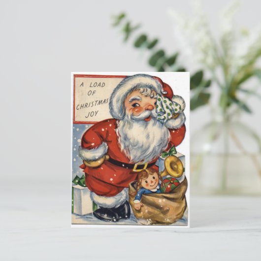 kerstfeest feestdagenkaart (Staand voorkant)