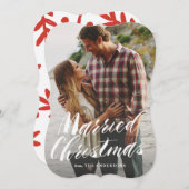 Kerstfeest Feestdagenkaart (Voorkant / Achterkant)