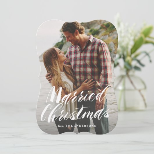 Kerstfeest Feestdagenkaart (Staand voorkant)