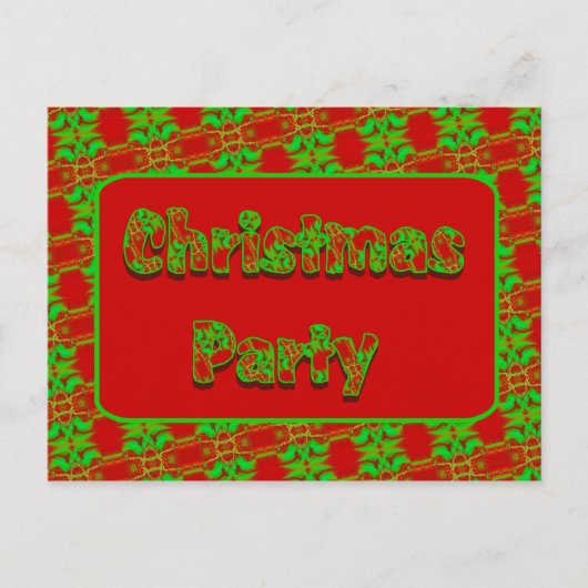 Kerstfeest Feestdagenkaart (Voorkant)