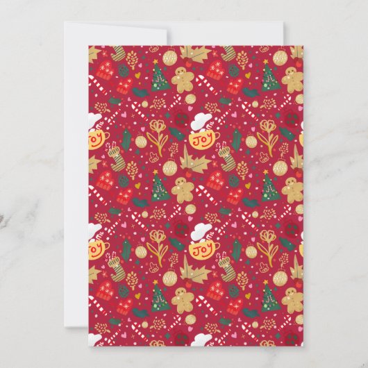 kerstfeest feestdagenkaart (Voorkant)