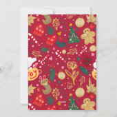 kerstfeest feestdagenkaart (Achterkant)