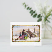 Kerstfeest Feestdagenkaart (Staand voorkant)