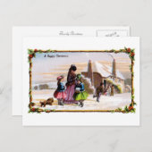 Kerstfeest Feestdagenkaart (Voorkant / Achterkant)