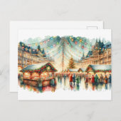 Kerstfeest Feestdagenkaart (Voorkant / Achterkant)