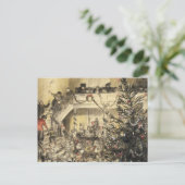 kerstfeest feestdagenkaart (Staand voorkant)