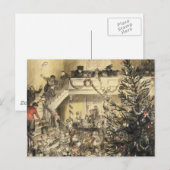 kerstfeest feestdagenkaart (Voorkant / Achterkant)