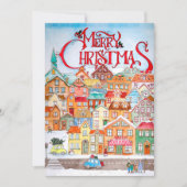  kerstfeest feestdagenkaart (Voorkant)