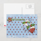 kerstfeest feestdagenkaart (Voorkant / Achterkant)