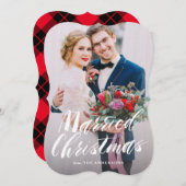 Kerstfeest Feestdagenkaart (Voorkant / Achterkant)