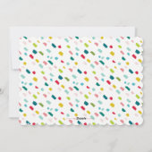 KERSTFEEST feestelijk leuk vet TIS HET SEIZOEN Feestdagenkaart (Achterkant)