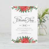 Kerstfeest Feestelijke Groene Vakantie Kaart (Staand voorkant)