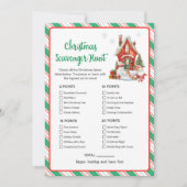 Kerstfeest Feestelijke Jacht Spel Feestdagenkaart (Voorkant)