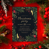 Kerstfeest Feestelijke Vakantie Groen Botanisch Kaart