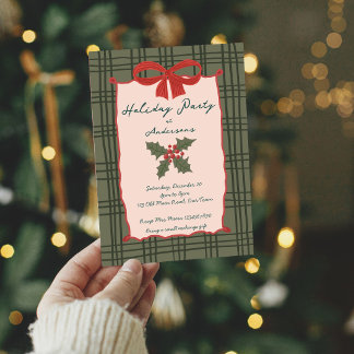 Kerstfeest feestelijke vintage retro strepen kaart