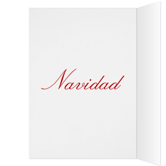 Kerstfeest Feliz Navidad Red Star II (Binnen (Links))