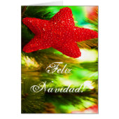 Kerstfeest Feliz Navidad Red Star II (Voorkant)