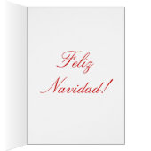 Kerstfeest Feliz Navidad Red Star II (Binnen (Rechts))