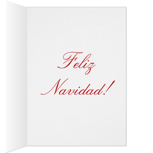 Kerstfeest Feliz Navidad Red Star II (Binnen (Rechts))