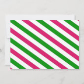 Kerstfeest Flamingle en Jingle Party Uitnodiging (Achterkant)