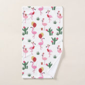 Kerstfeest Flamingo | FEESTDAGEN Bad Handdoek (Handdoek)