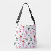 Kerstfeest Flamingo | FEESTDAGEN Crossbody Tas (Voorkant)