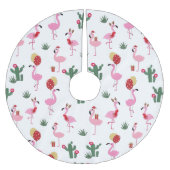 Kerstfeest Flamingo | FEESTDAGEN Kerstboom Rok (Voorkant)