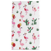 Kerstfeest Flamingo | FEESTDAGEN Klein Cadeauzakje (Voorkant)