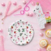 Kerstfeest Flamingo | FEESTDAGEN Papieren Bordje (Feest)