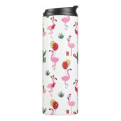 Kerstfeest Flamingo | FEESTDAGEN Thermosbeker (Gedraaid links)