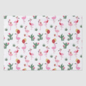 Kerstfeest Flamingo | FEESTDAGEN Tissuepapier (Voorkant)