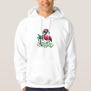 "Kerstfeest Flamingo Fun" Hoodie